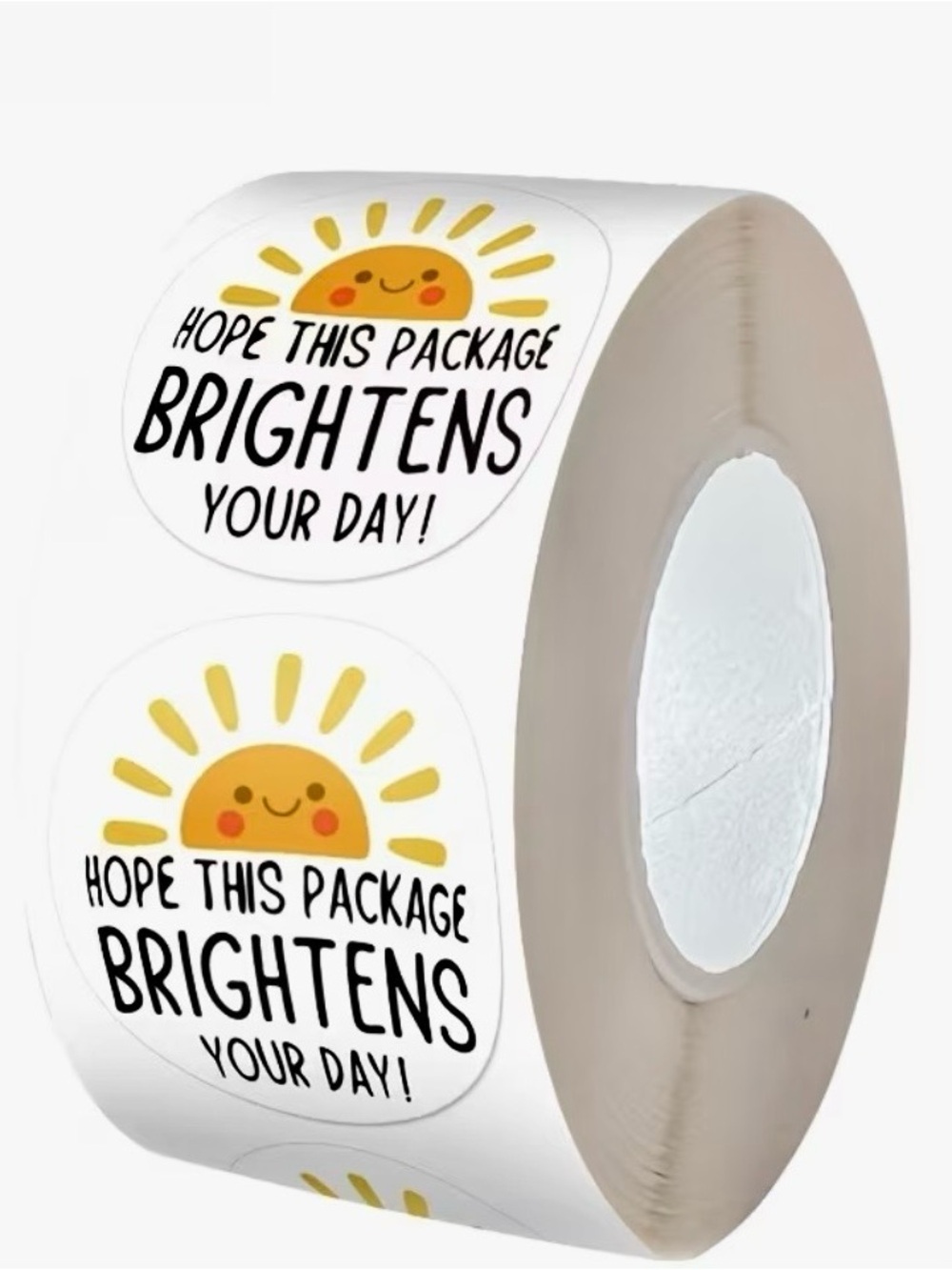 Brighten Your Day Sun Sticker Roll - 110/roll New